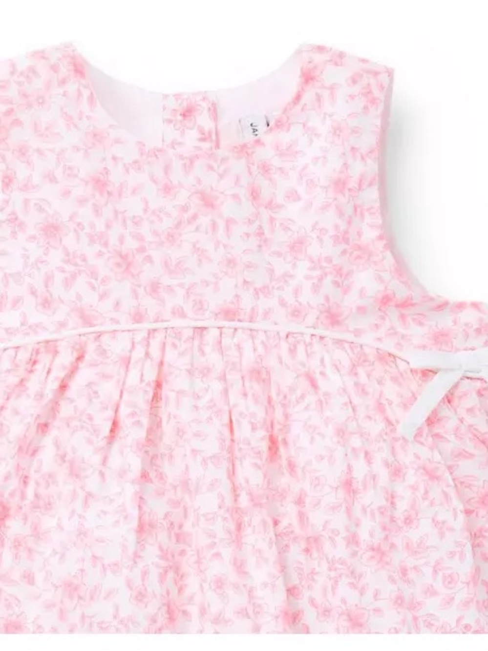 Janie and Jack — Pink Floral Sleeveless Romper NWT